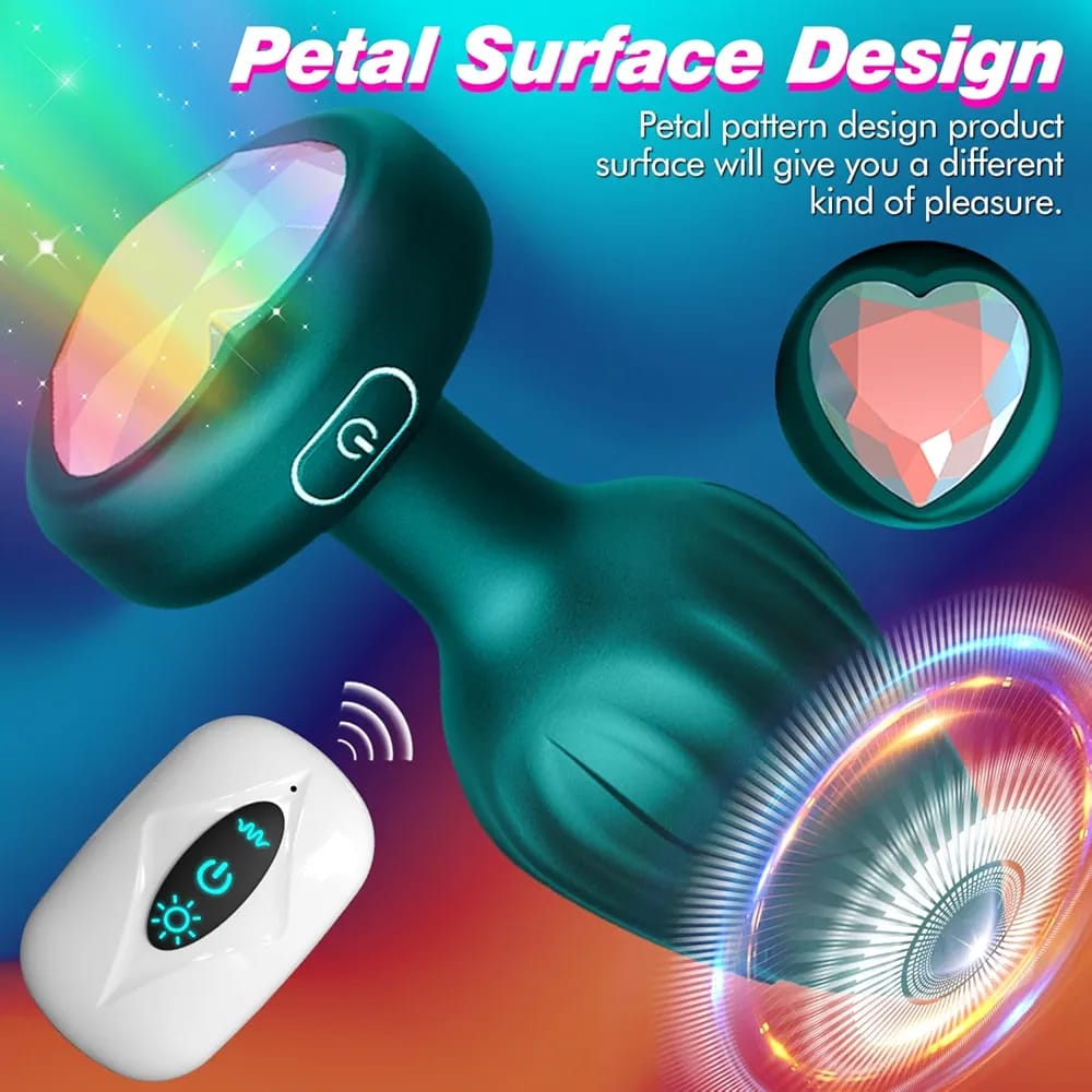 Aurora Glow Rechargeable Silicone Plug